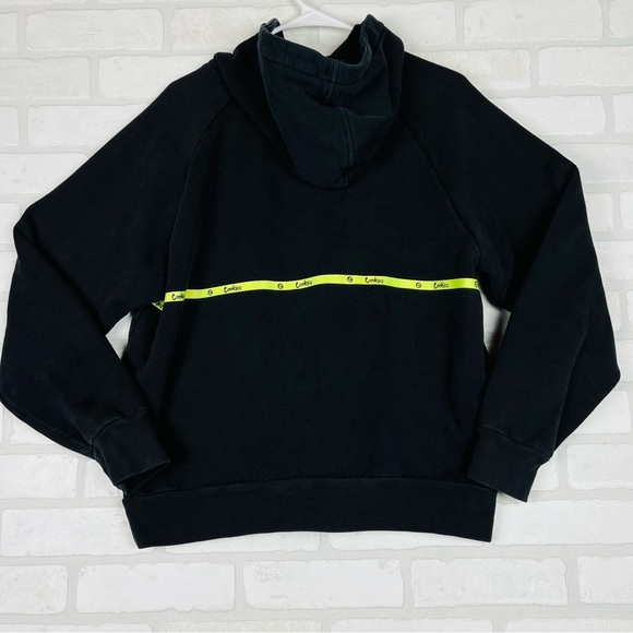 Cookies Tech Pack Black Pullover Hoodie Mens Sz Medium Streetwear Skater Pocket - Picture 12 of 12
